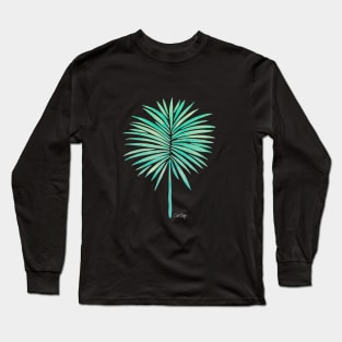 fan palm seafoam Long Sleeve T-Shirt